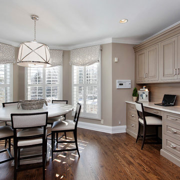 Chic Distressed White Kitchen - Barrington, IL