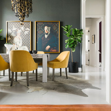 Chicago Dark Transitional Dining Room