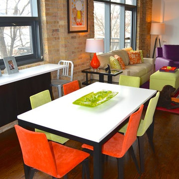 Chicago Loft A Colorful Point Of View