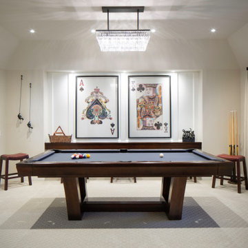 City Pool Table in the Living Room