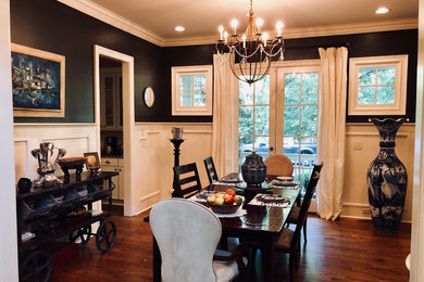 Dining room - cottage dining room idea in Atlanta
