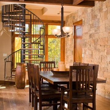 Classic Rustic Mountain Home w/Natural Stone