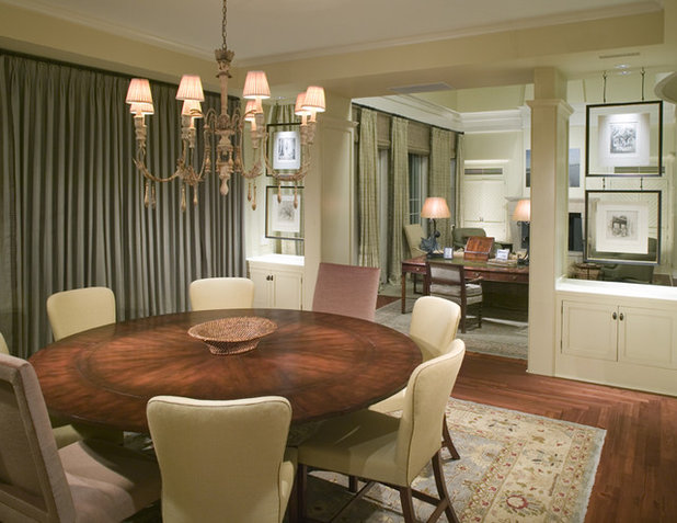 Traditional Dining Room by Christopher A Rose AIA, ASID