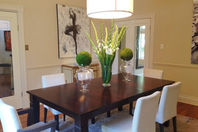 Example of a trendy dining room design in Ottawa