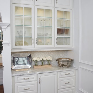 Coastal Home Dining Room Built-Ins "Right Side"