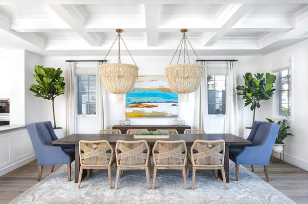Beach Style Dining Room by Lindye Galloway Interiors