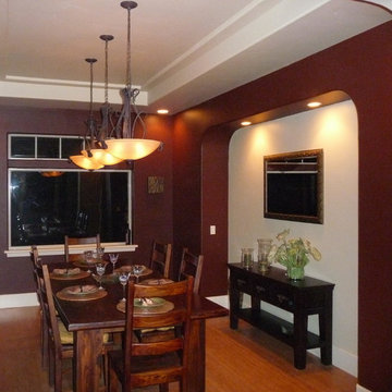 Coffered Ceiling in Dining Area