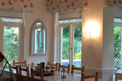 Farmhouse dining room in Surrey.