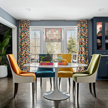 Colonial Blue Reface with Purple Accents