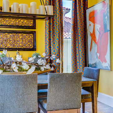 Colorful Contemporary: Dining Room