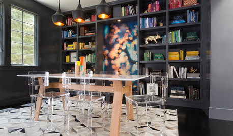 Read All About It: Library-Dining Room Combos