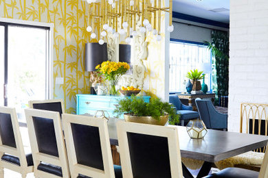 Idée de décoration pour une salle à manger design.