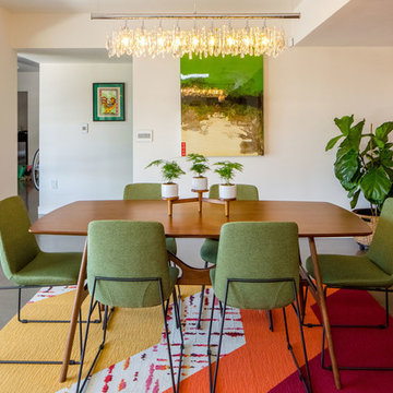 Colorful Modern Dining Area