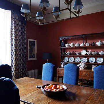 Colourful and Traditional Dining Room