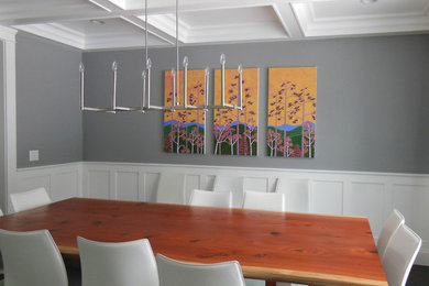 Commissioned triptych for a client's dining room