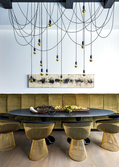 Contemporary Dining Room by Chris Bradley Photography