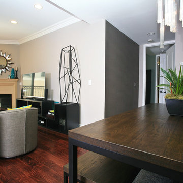 Contemporary Dining & Living Room