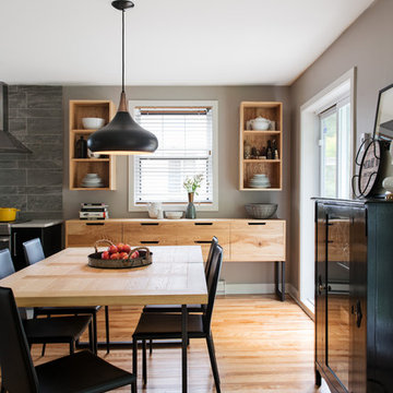 Contemporary Dining Room by Kim Lapointe Interior Designer  - Montreal