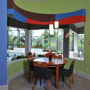 Contemporary Dining Room Remodel in Bonita Springs, FL