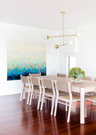 Coastal Dining Room by Berkeley Interiors
