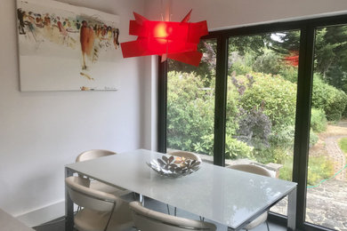 Contemporary Kitchen and Dining Area