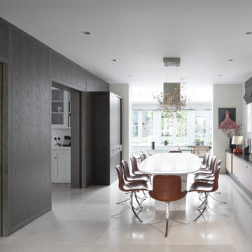 Contemporary Kitchen and Dining Room, St Johns Wood