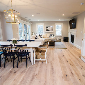 Contemporary Kitchen featuring Sawyer Mason Oak Bluffs Engineered Flooring