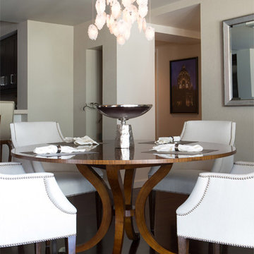 Contemporary Pasadena Condo Dining Table