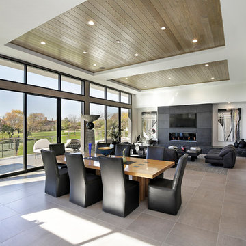 Contemporary Ranch with Golf Course Views