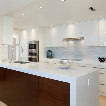 Contemporary Space with Wood Accent