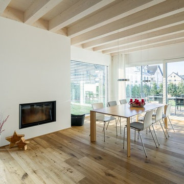 Contemporary timber houses - interiors