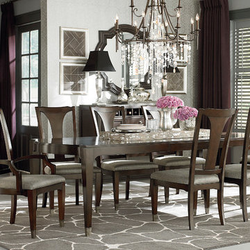 Cosmopolitan Rectangular Dining Table by Bassett Furniture