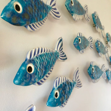 Cottage Dinning Room Wall Shoal