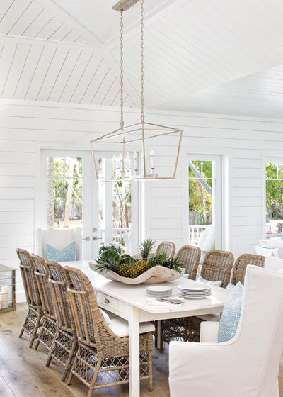 Beach Style Dining Room by Pineapples, Palms, Etc.