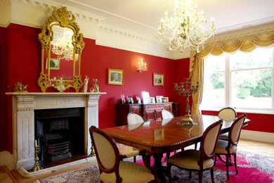 Large classic dining room in Sussex.