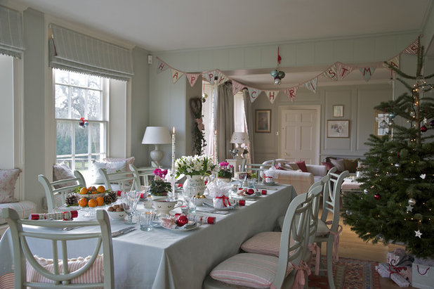 Farmhouse Dining Room by Susie Watson Designs