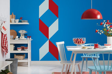Create wall designs with tesa masking tape