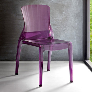 Crystal Stacking Dining Chair in Violet (Set of 4) - $896.45