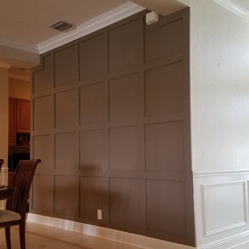 Custom architectural wall and wainscoating
