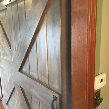 Custom built barn doors