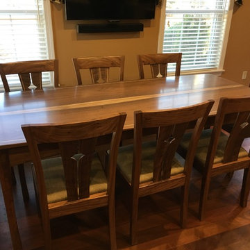 Custom Dining table and chairs