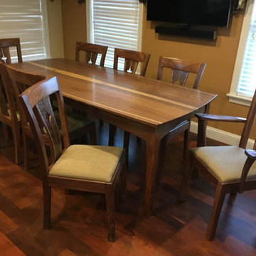 Custom Dining table and chairs