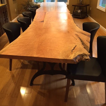 Custom Family Style Live Edge Dining Table