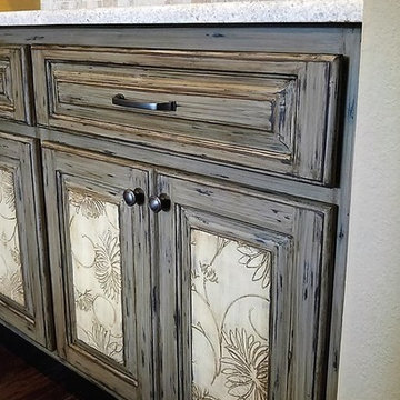 Custom Furniture Finish - Butlers Pantry Cabinet