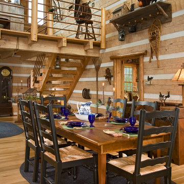 Custom Hand Hewn Log Home