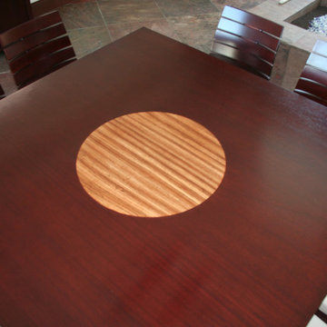 Custom Handcrafted Furniture, Wenge Wood, Tables, Bed and Nightstands