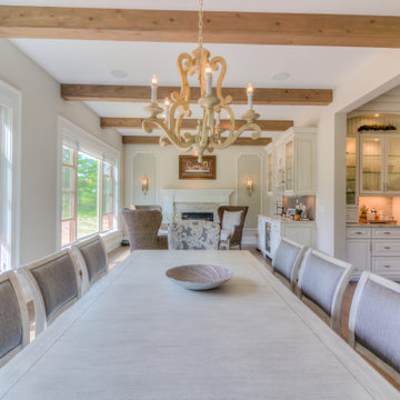 Custom Home Bar, Custom Built in China Cabinet