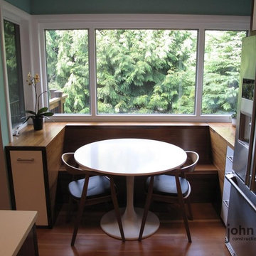 Custom IKEA Cabinets in Walnut