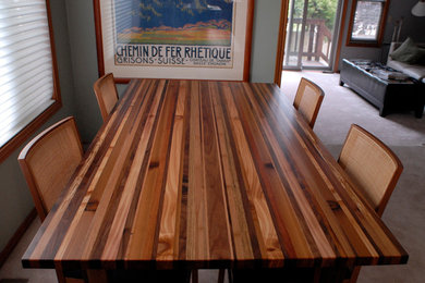 Custom reclaimed dining table