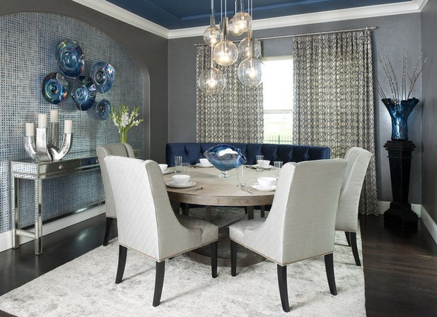 Contemporary Dining Room by Dallas Rugs